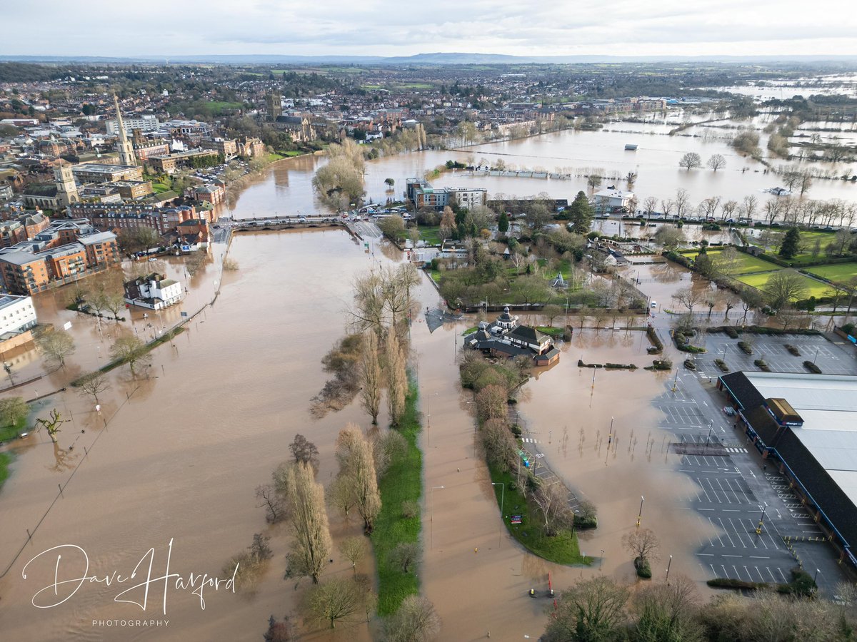 dharford79's tweet photo. Absolutely devastating to see my home city getting another battering of flooding. 

Thoughts to everyone affected. 

Remember, by entering a flood on foot or on a car, you risk your life and could cause more bow wave damage to homes &amp; businesses. 

#RoadSafety #FloodAware https://t.co/0N6acvBj3g