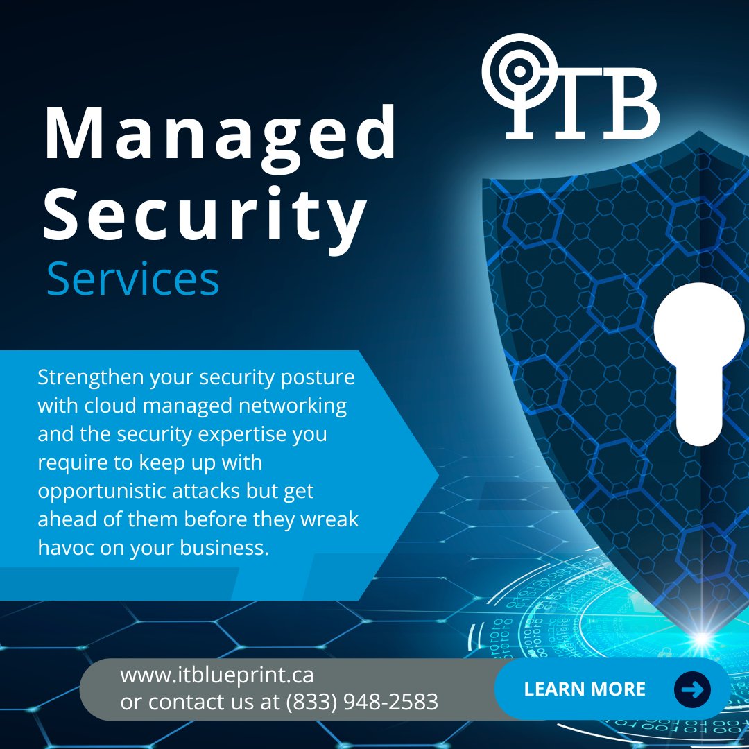itblueprint's tweet image. It can be scary out there! As malicious threats and digital workloads increase, your network must be ready for anything. ITBlueprint Managed Security Services #cisco #itblueprint #SMBNetworking
ow.ly/efhl50QjL5c