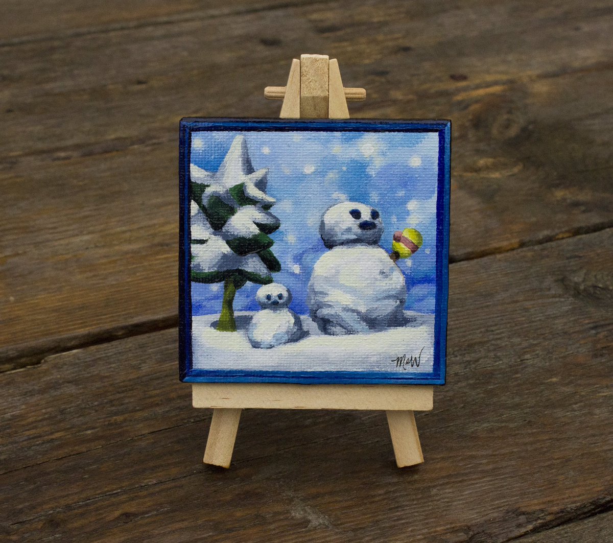 megcutspaper's tweet photo. Cold, Cold Mountain
3x3” acrylic on canvas
Check out my Etsy or send a DM for custom paintings.
#mario64 #mariopaintings #mariolevels #snowman #videogames #mario #supermario #acrylic #study #painting #minipainting #acrylicpaint #novascotia https://t.co/yP12gd0Pgn