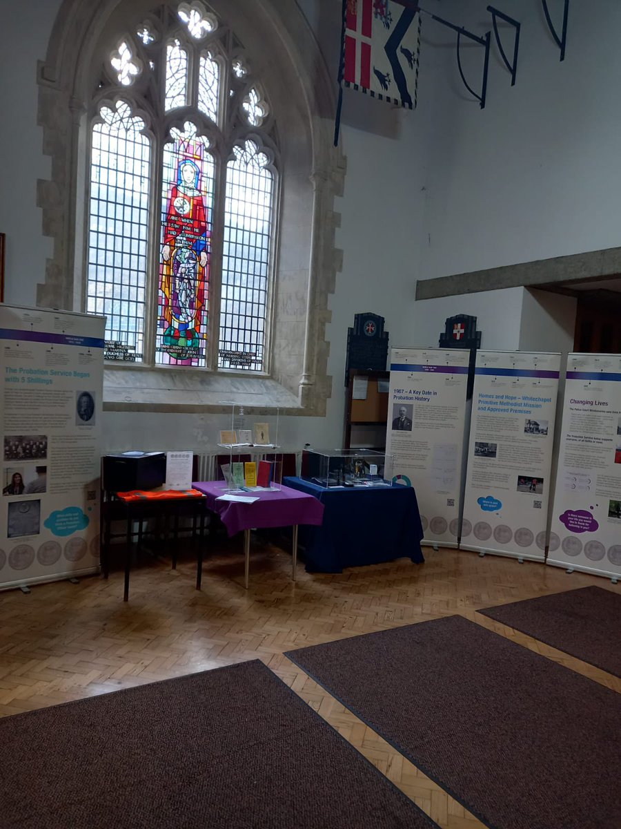 The travelling exhibition on the history of #Probation continues its journey in Wales and has now arrived in Cardiff. Please pay it a visit if you can, open to the public daily 10-3 at St John the Baptist Church until 12th Jan. 
<a href="/PS_Wales/">Probation Service Wales/ Gwasanaeth Prawf Cymru</a>
