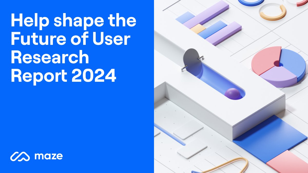 🫵 We Need You 🫵

With the year coming to a close, it's time to start thinking about 2024 🔭

At <a href="/mazedesignHQ/">Maze</a>, we're creating a report on the future of user research.

Take this short survey to let us know how your product team conducts research 👉 buff.ly/4awGBzo