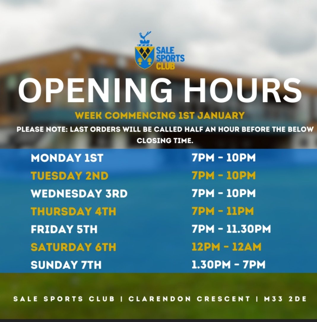 Sale Sports Club tweet media