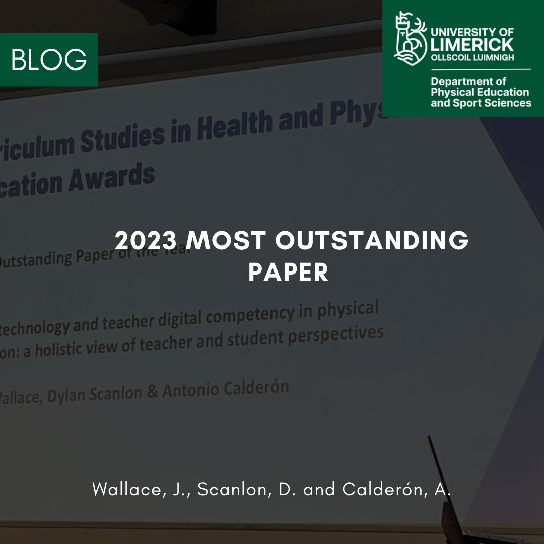 PessLimerick's tweet photo. Congratulations to @jasonwallace95 @Dylan_Scanlon1 and @acalderon_pe the recipients of the @CSHPEJournal Paper of the Year!

Read the blog ⬇️

https://t.co/797CwbFtdg

#PESportPedagogyUL #ULResearch #ResearchImpact #StayCurious #PESSUL #Ireland https://t.co/hOL9OFwz2S