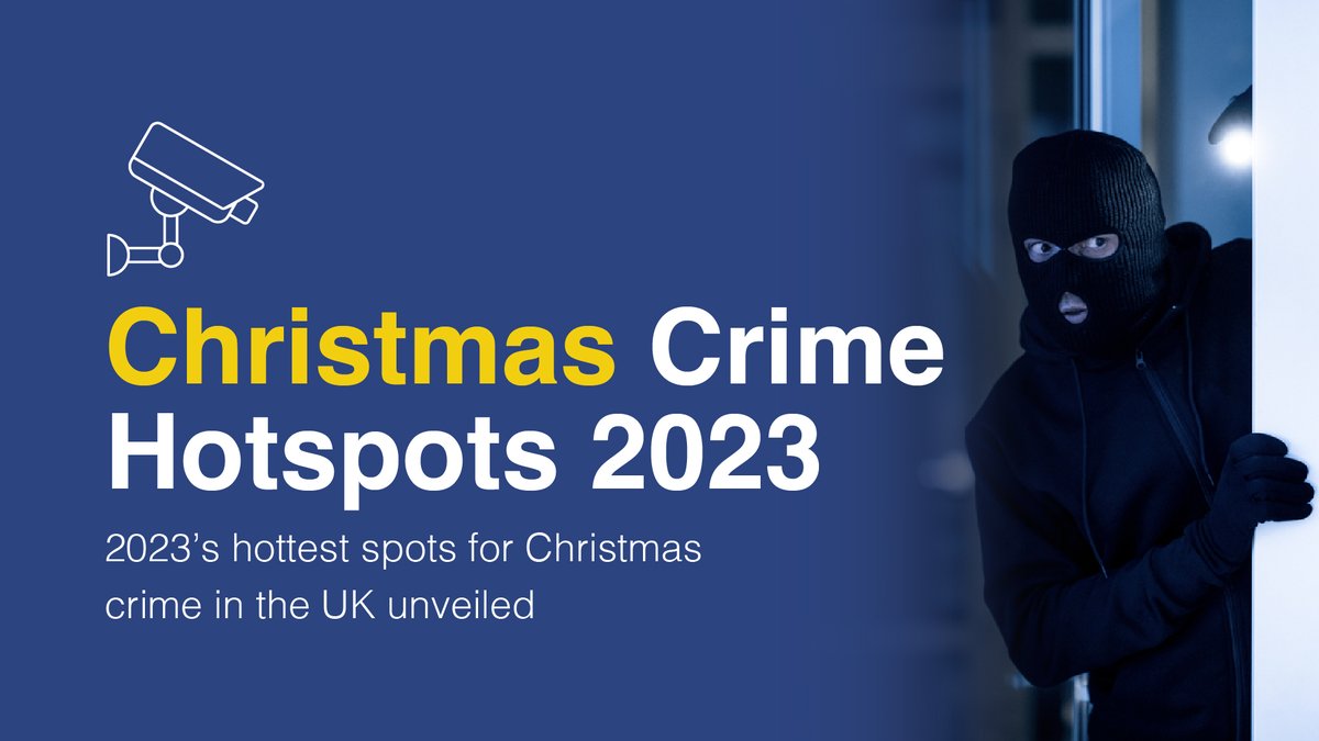 What were the hottest spots for Christmas Crime in 2023? Find out here: bit.ly/4aEvSCN #christmas #crime #uk #homesecurity #london