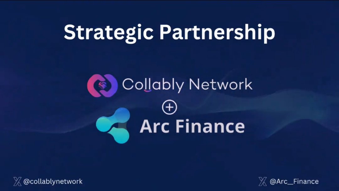 dexvraio's tweet photo. 🎯 @CollablyNetwork announces its collaboration with @Arc__Finance, 1A DeFi derivatives platform that provides liquid derivatives transactions

🎯 #Collably Network is a Collaboration Platform, designed to connect Projects with their Potential Partners & clients

🔽VISIT
https://t.co/9QapWdbomO