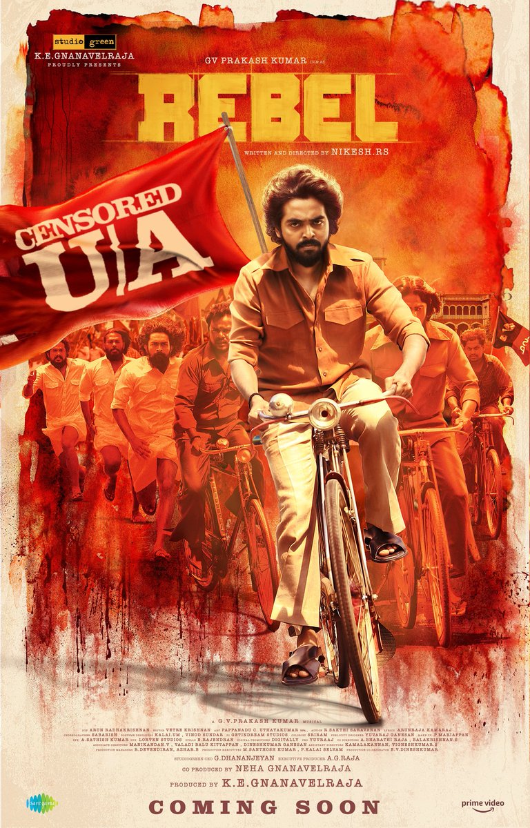 FanaticFilmy's tweet photo. #Rebel
Censored 'U/A' 💥
#GVPrakash l #MamithaBaiju
Director - #Nikesh (Debut)
#filmyfanatic
Follow @SomuVikki for more updates https://t.co/OlNS2rgYhz