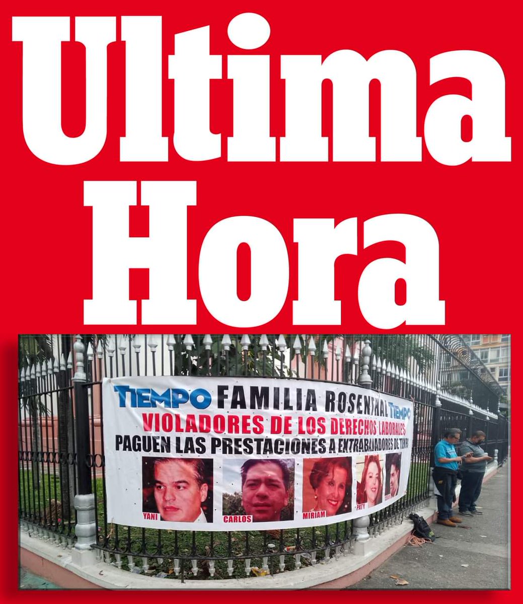 🚨🚨 #Atención Los exempleados de #DiarioTIEMPO anuncian demanda internacional contra el Estado de Honduras
👉 enter504.com/exempleados-de…
