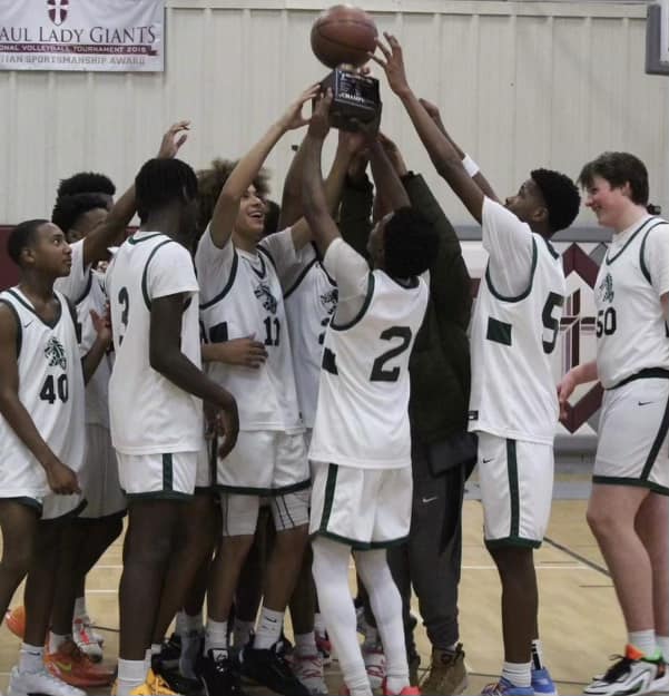 ICYMI-📷📷
Our Basketball Dragons WON the Jingle Ball Tournament over winter break. This is the second tournament they’ve won this season. Keep working, men! #OurSideSouthSide