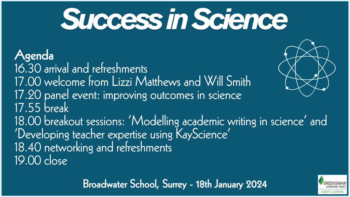 You will hear from <a href="/MrWill_Smith/">Will Smith</a>, <a href="/broadwaterhead/">Lizzi Matthews</a>, <a href="/AhmedKhattabUK/">Kayscience.com/ahmed</a>, Sami Mohamed, George Duoblys and Chelsea Phillips and you can register for free here – eventbrite.co.uk/e/success-in-s…

🍕 Did we mention pizza?