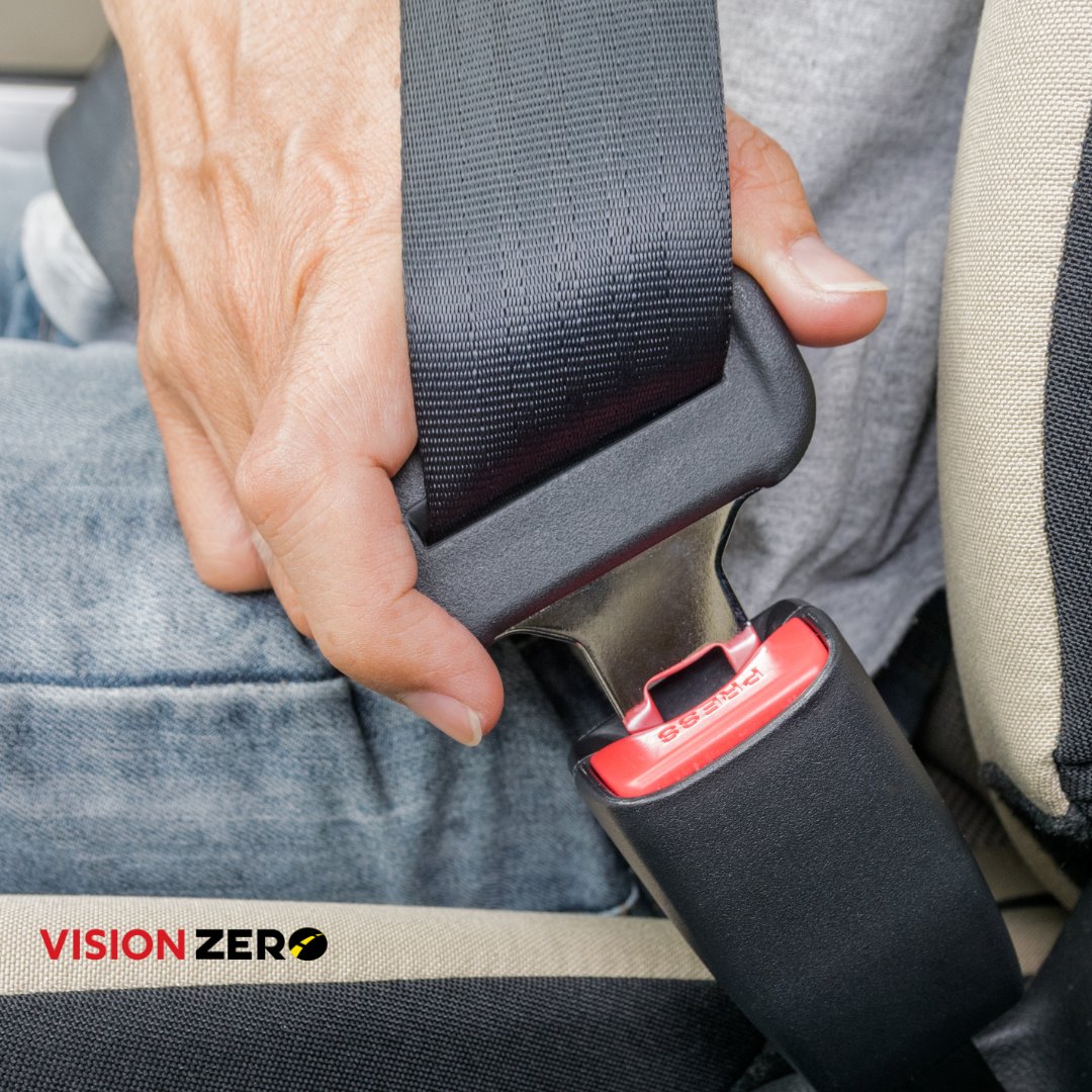 VisionZeroND's tweet photo. Make it your New Year’s resolution to buckle up every single time you get into your vehicle and follow North Dakota’s Primary Seat Belt Law. #BuckleUp #VisionZeroND #NDDOT https://t.co/ku9bSRS9iC