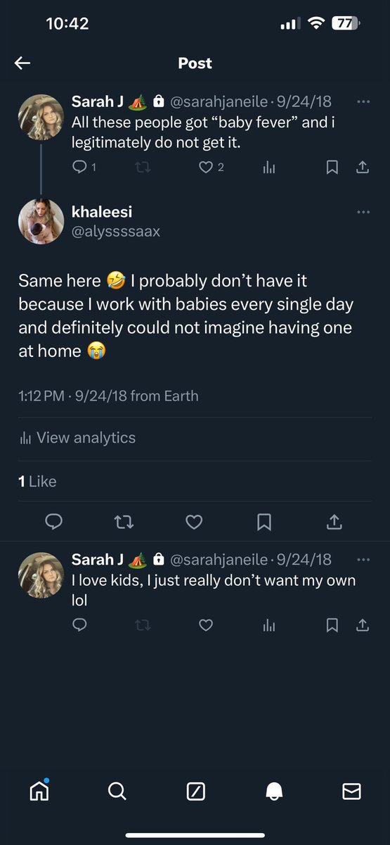 alycasano's tweet photo. @sarahjaneile welp these tweets didn’t age well 🤣🤣🤣🤣 https://t.co/9zqVNXeN80