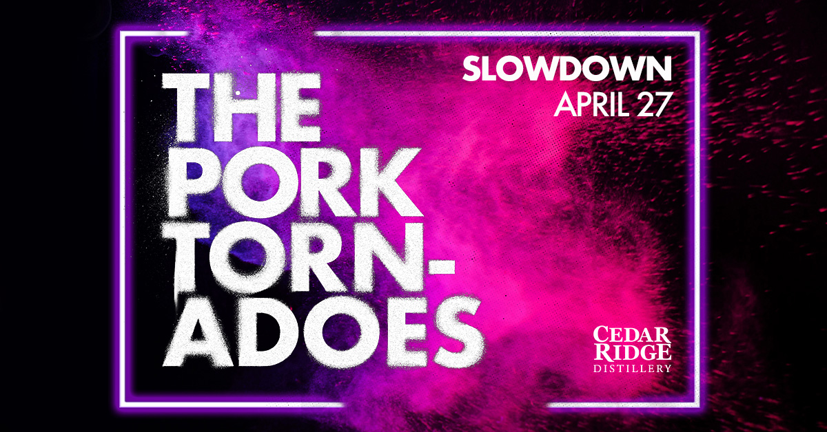 Slowdown (@theslowdown) on Twitter photo JUST ANNOUNCED! <a href="/PorkTornadoes/">The Pork Tornadoes</a> are returning to Omaha on 4/27! They'll be bringing the party to the Main Room with their unique spin on mega-hits from artists like Taylor Swift, Beyonce, Morgan Wallen, and more. Tickets go on sale 10am tomorrow! 🐷🌪️
TIX: theslowdown.com/events JUST ANNOUNCED! <a href="/PorkTornadoes/">The Pork Tornadoes</a> are returning to Omaha on 4/27! They'll be bringing the party to the Main Room with their unique spin on mega-hits from artists like Taylor Swift, Beyonce, Morgan Wallen, and more. Tickets go on sale 10am tomorrow! 🐷🌪️
TIX: theslowdown.com/events