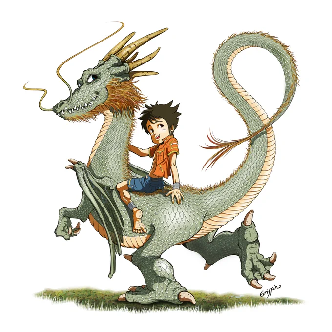 #辰年になったのでタイムラインを龍やドラゴンで満たす 決して鱗フェチではありません。 