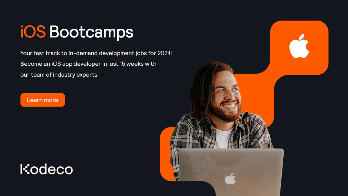 kodecodev's tweet image. Start 2024 out strong by enrolling in a Kodeco Accelerator bootcamp! Whether you&apos;ve resolved to learn something new or get a new job, this is a great opportunity. But hurry, there are only a few seats left! bootcamp.kodeco.com/accelerator/ios #kodeco #codingBootcamp #learntoCode