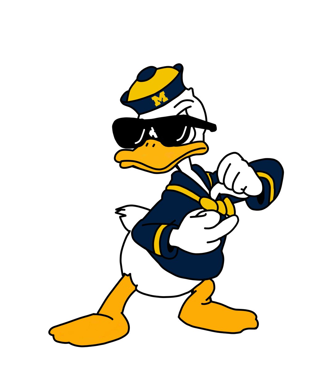 scoduckz's tweet photo. Last line of defense. Go Blue https://t.co/u13EAHNazm
