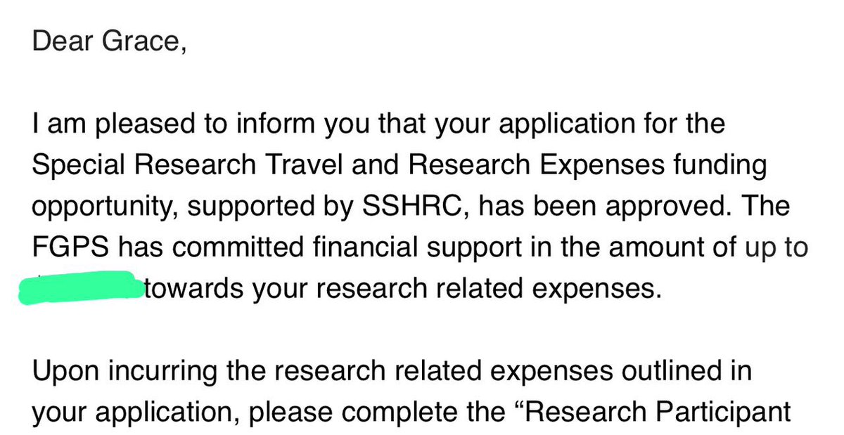 I’m so excited to secure my first research grant towards my PhD Dissertation. Thank you, Jesus 🙏