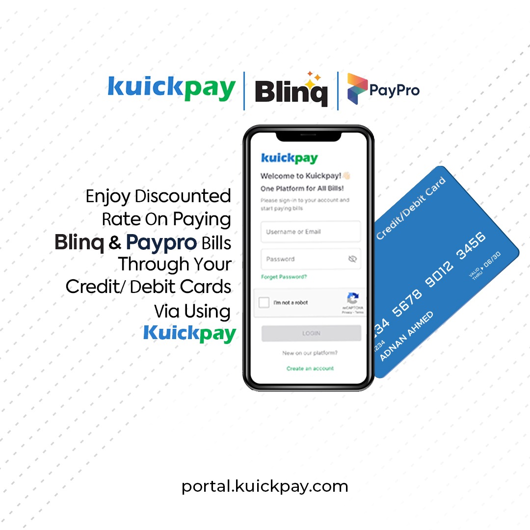 kuickpay's tweet photo. Pay your #Blinq and #Paypro bills with ease using your Credit/Debit Cards via the Kuickpay Portal and enjoy exclusive discounts. So, what are you waiting for? Sign up now at https://t.co/mK2N0FmZgJ.
.
.
.
#Convenience #Discounts #Kuickpay https://t.co/3wUoFJPB37