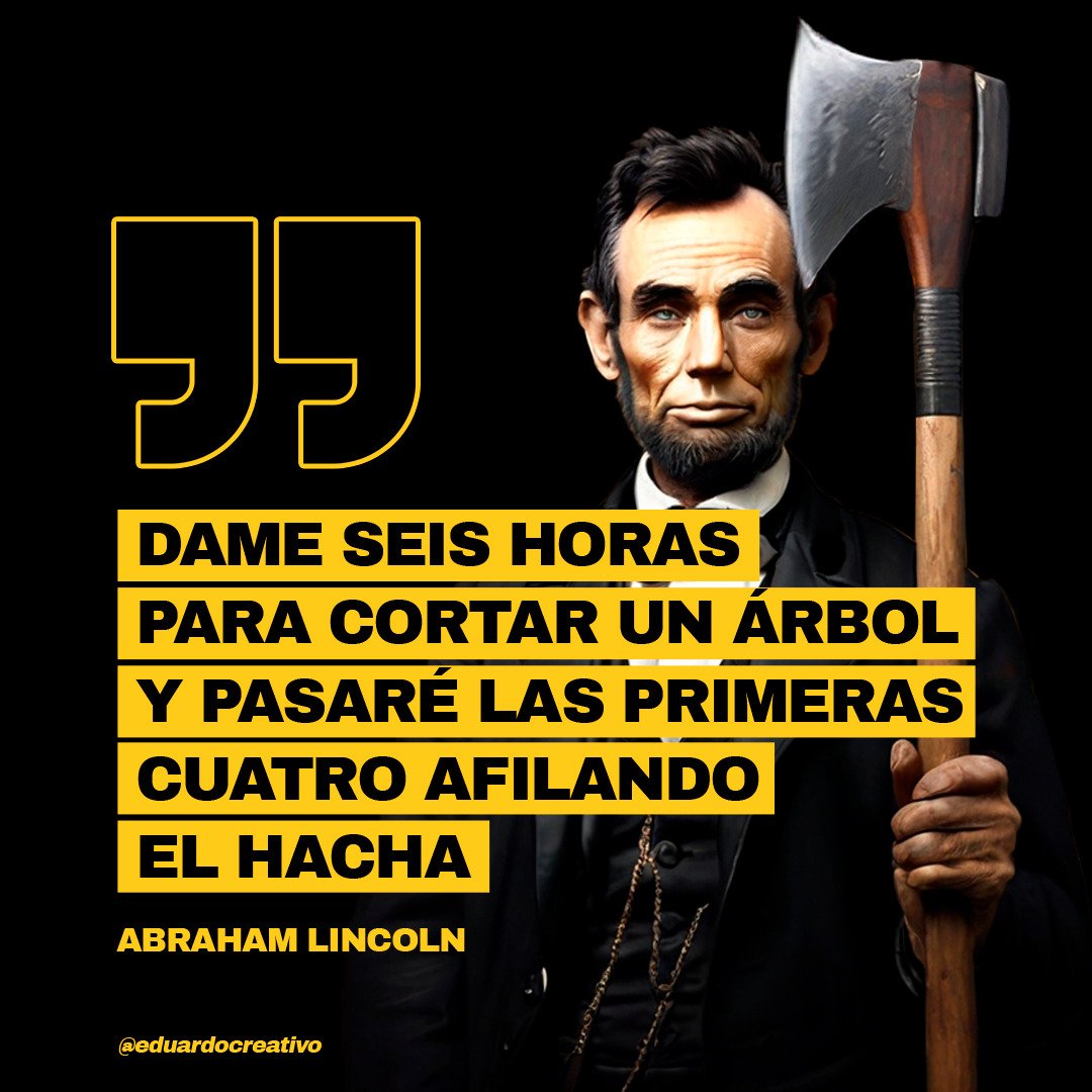 MaquedaCreativo's tweet photo. Este va ser mi mantra para este año. No solo porque haya leído esta cita en varios libros. Si no porque la verdad es que para poder avanzar vamos a tener que pulir bien todas las herramientas. ¿Tú qué opinas? https://t.co/09P3iCwfqB