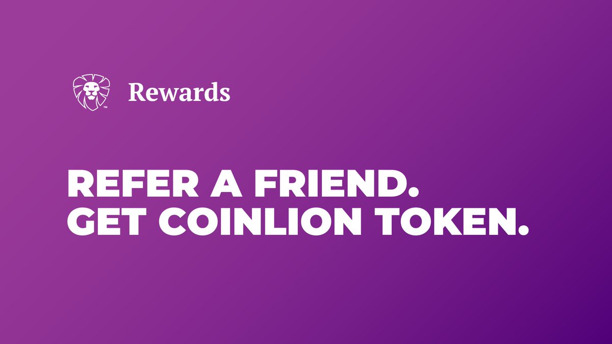 coin_lion's tweet photo. Do you know someone who wants to be in crypto but doesn't know what crypto to get, or when to buy/sell? Refer them to CoinLion where they can copy expert traders with a few clicks.

When you do, you'll both earn increasing rewards as they use the platform more and more. Get your referral link by logging in and going to Rewards > Referrals.