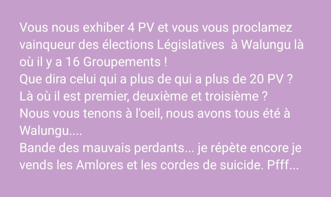 Rall boll !
Nachoka.....
On n'est pas venu vous accompagner dans ce monde.