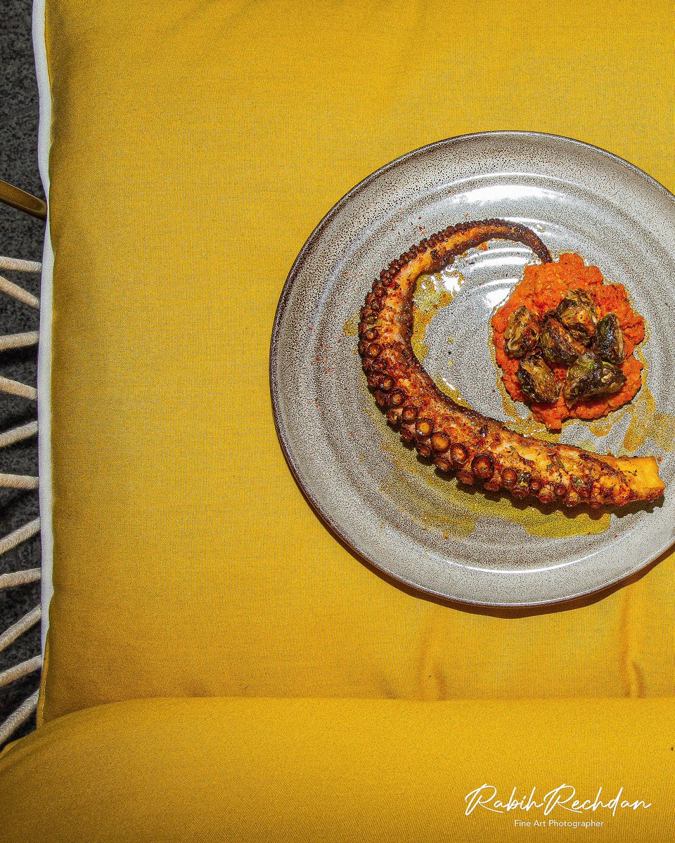 rabihrechdan1's tweet photo. "Diving into the deep flavors of the ocean with this exquisite octopus dish. https://t.co/8YXzacy7J5
