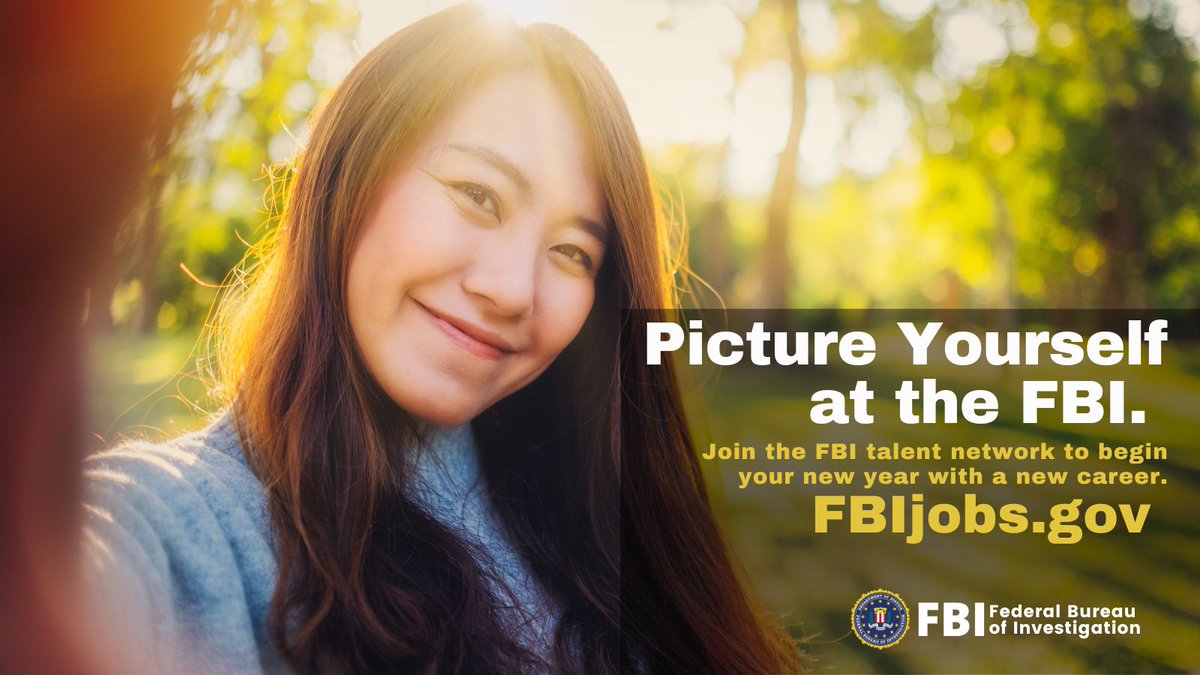 Join the #FBI talent network to receive updates about career opportunities worldwide. FBIjobs.gov