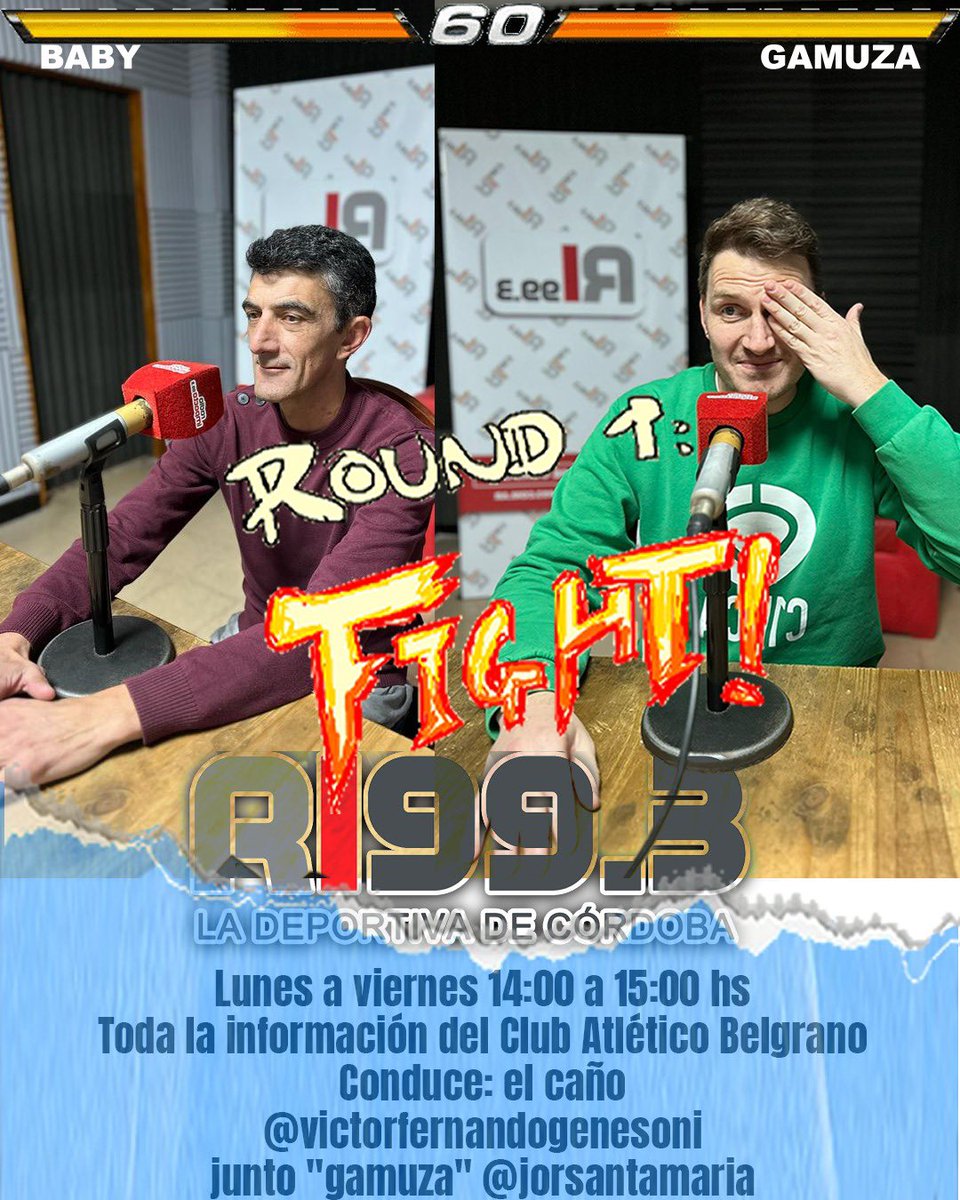 🔙 VUELVEN?

⚽️ ALOBELGRANO 
📻 14:00 en <a href="/alobelgranoFM/">ALoBelgrano en Radio 👕📻</a> nos escuchamos por <a href="/RadioImpacto993/">Radio Impacto - Cba.</a> con toda la info de #Belgrano 

Conducen:
🗣️ Caño <a href="/fgenesoni/">fernando genesoni</a> 
🗣️ Gamuza <a href="/jor_santamaria/">@jor_santamaria</a> 

📹 súmate e interactúa en el #LIVE con #Gamuza y toda la banda 
instagram.com/ALoBelgranoFM/