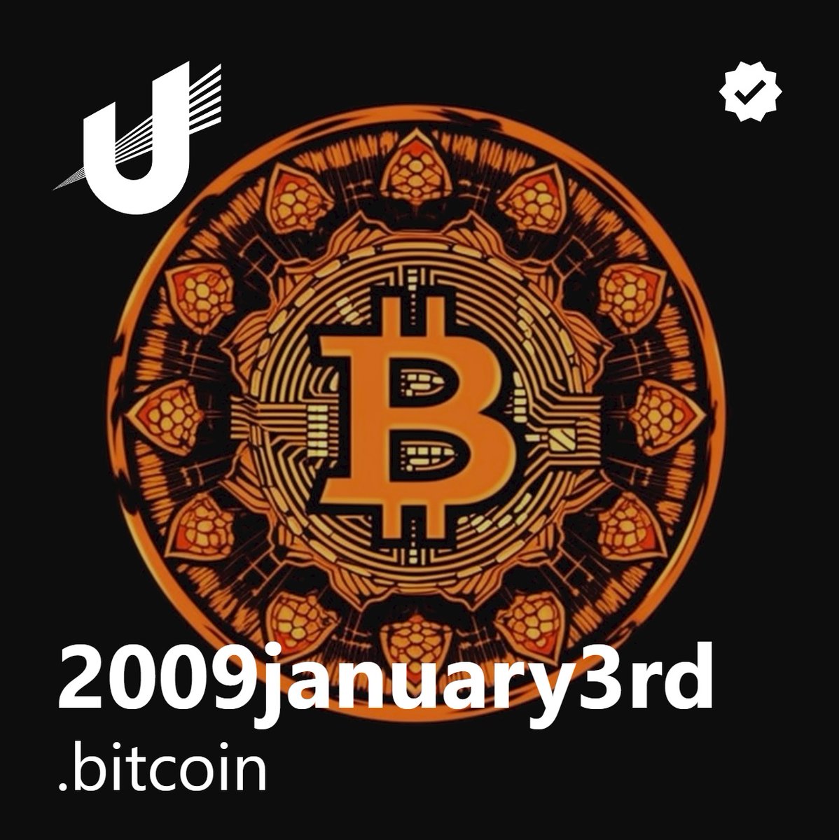 d3g3n_x's tweet photo. 🥳🥳🥳 Happy Birthday #Bitcoin
📢📢📢Starting now and only for the next 24 hours, on sale for only 0.047 ETH an #NFT which for #BTC #maximalists can mean everything.
https://t.co/5VLrpTLLZK
FYI @saylor @Bitcoin
#UD #UDFam #Web3 #Domains #nfts #crypto #blockchain #did https://t.co/Fq7r29u96p
