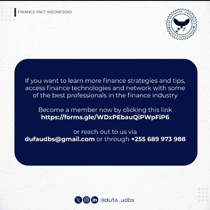 UDSM Finance Association tweet media