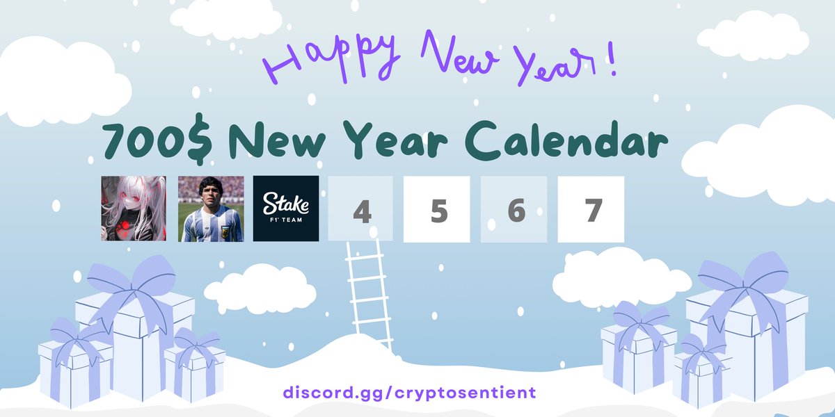 Now taking @stake New Year Calendar Day 4 entries 🔥

Drop those Stake usernames now for a chance to win 100$ Bonus Buy 💸 

To participate:

1) Like ♥️ , repost ♻️ and follow <a href="/cryptosentient1/">CryptoSentient</a> 
2) Be active across all tweets and platforms.
✅ That's it!