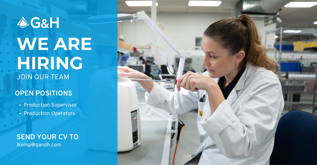 G&amp;H | ITL, an industry leader in the design, development, and manufacturing of medical devices, is expanding its team in Ashford, Kent.

For further information, please visit hubs.ly/Q02f5ZF60 🖱

#JobsInKent #Hiring #ProductionOperator #MedTechJobs #Engineer