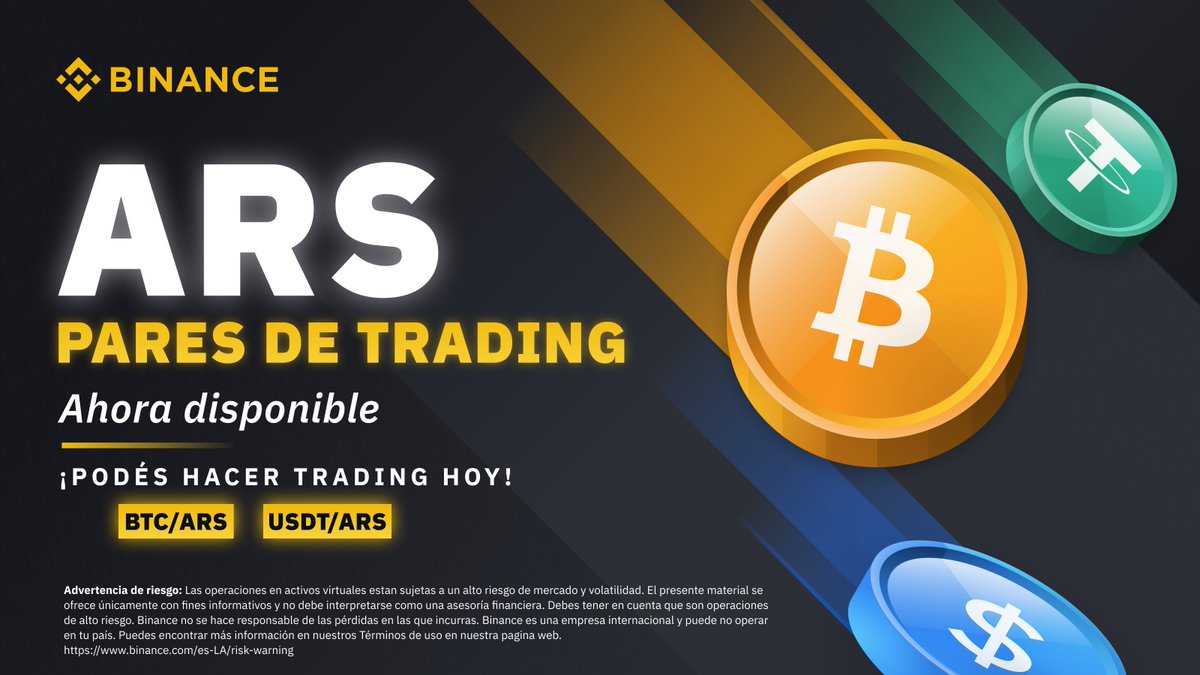 Empieza 2024 con todo! 🚀 En Binance puedes comprar dólares digitales y BTC  con tus pesos argentinos, sin comisiones. ¡No pierdas tiempo!  https://t.co/OhCKJ0zoc2