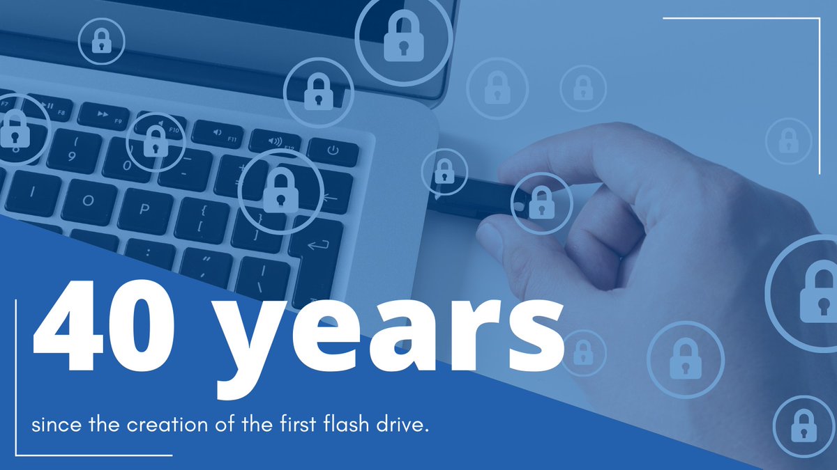 apricorn_info's tweet image. This year marks 40 years since the creation of the first flash drive. Beginning as a simple vessel for data, drives now have the ability to keep your data totally safe while operating at lightning speeds. An incredible 40 years of evolution.

#Apricorn #FlashDrive