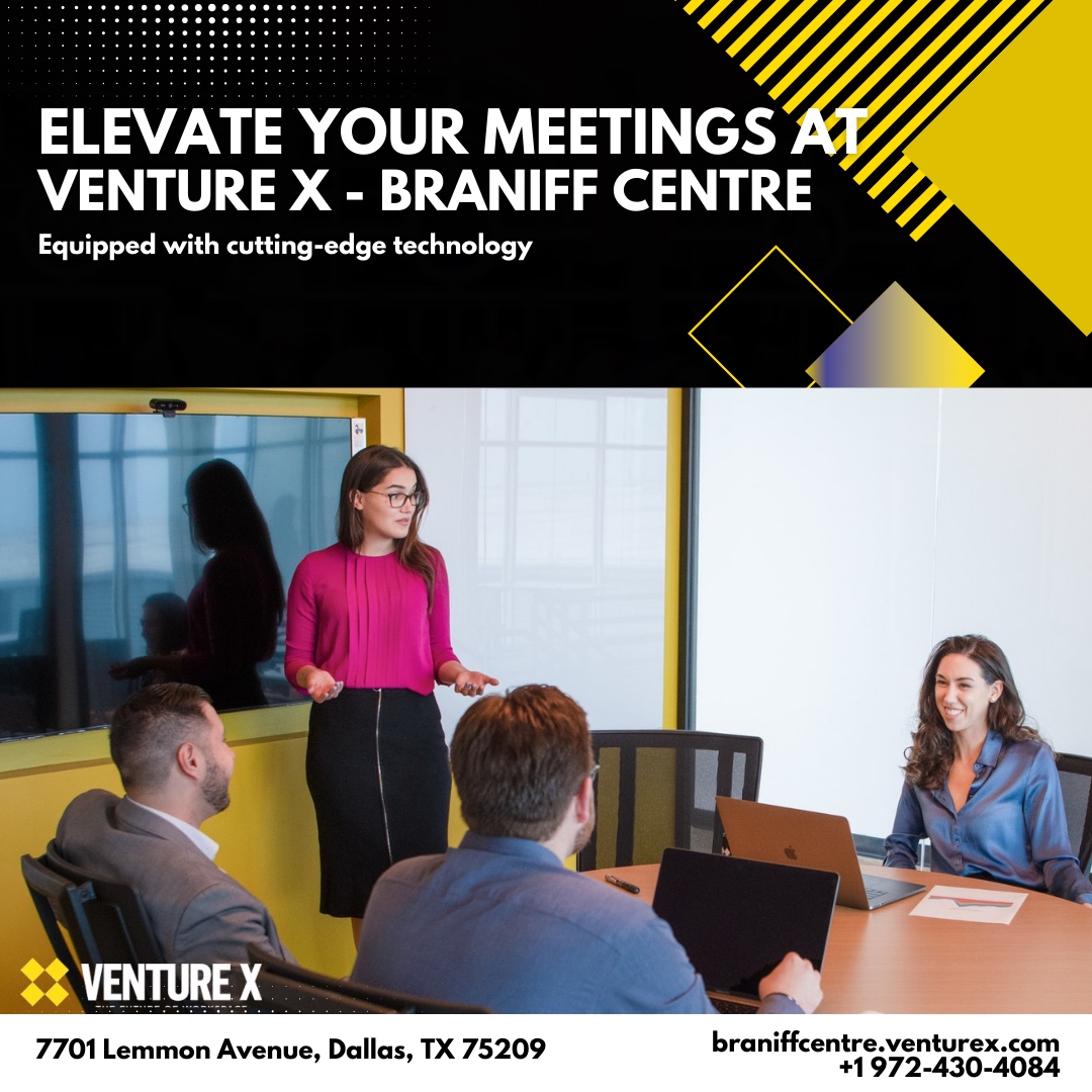 Our meeting rooms at Venture X - Braniff Centre are equipped with cutting-edge technology, providing an ideal environment for effective collaboration and business meetings. #MeetingRoomInnovation #VentureXBraniff #CollaborativeSpace #BusinessMeetings #TechEnabled #LoveFieldLoc...