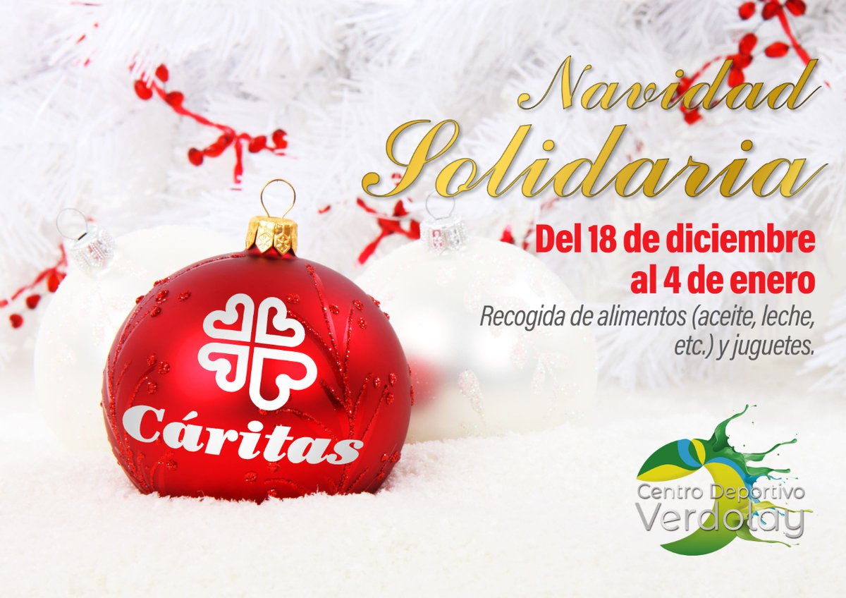 Recordad, nuestra campaña solidaria de recogida de alimentos está próxima a concluir. No te olvides de dejar tus alimentos y/o juguetes. 😉 Saludos.