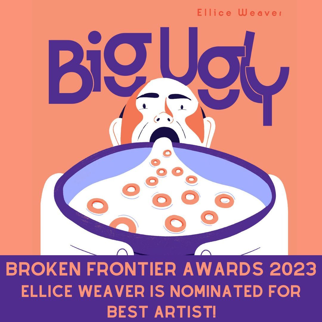 Exciting news! @ElliceWeaver has been nominated for Best Artist in the 2023 @brokenfrontier Awards! If you loved Big Ugly, check out this link and cast your vote today! buff.ly/3H5l2Iy