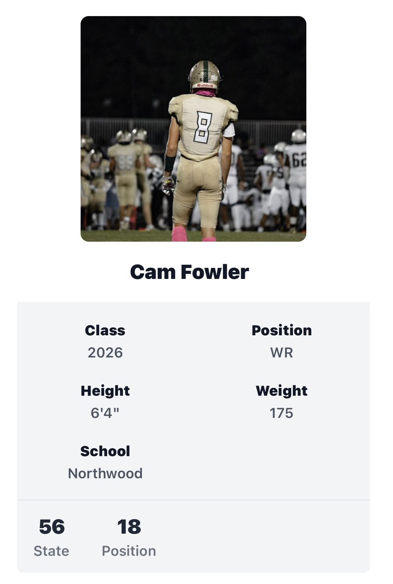 After an explosive sophomore season. He’s ranked, and will only keep getting better 💪🏽🏈ranked now in basketball and football #twosportathlete @NWChargersFB @Cambun_3 @MJ3480 @ChargerAthletes