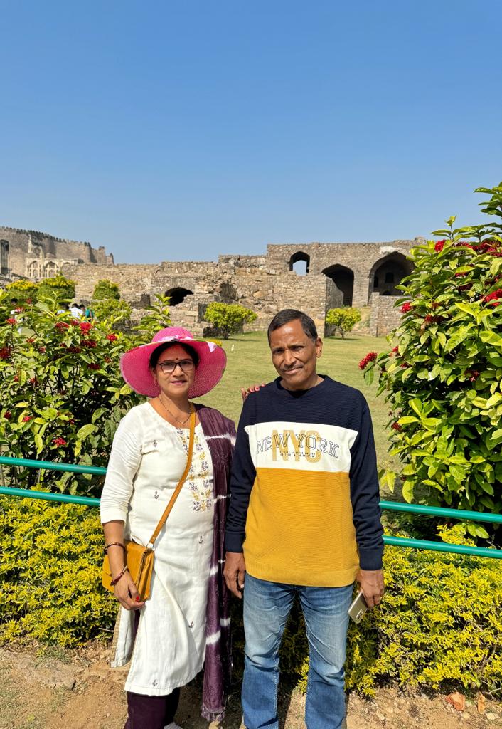 Golkonda fort Hyderabad 01/01/2024