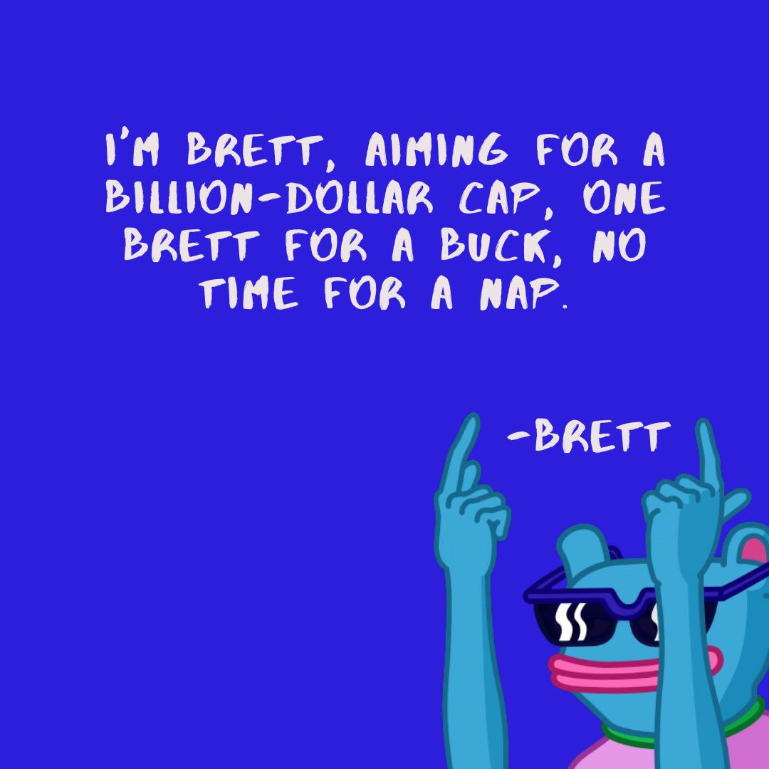 justprefs's tweet photo. @calebsol $brett chart remained healthy through the market break. https://t.co/h6vewf1s0Q