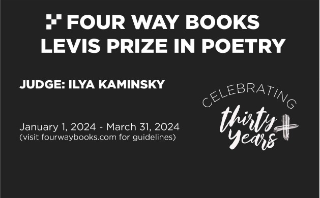 FourWayBooks's tweet photo. Open to all poets writing in English, regardless of publication history.

For submission guidelines, visit https://t.co/3tNSMMEW3v. (Note: submissions only accepted online.)

The award:
Publication of a book-length collection of poetry.
$1,000.00 honorarium. https://t.co/BZbDO8zl26