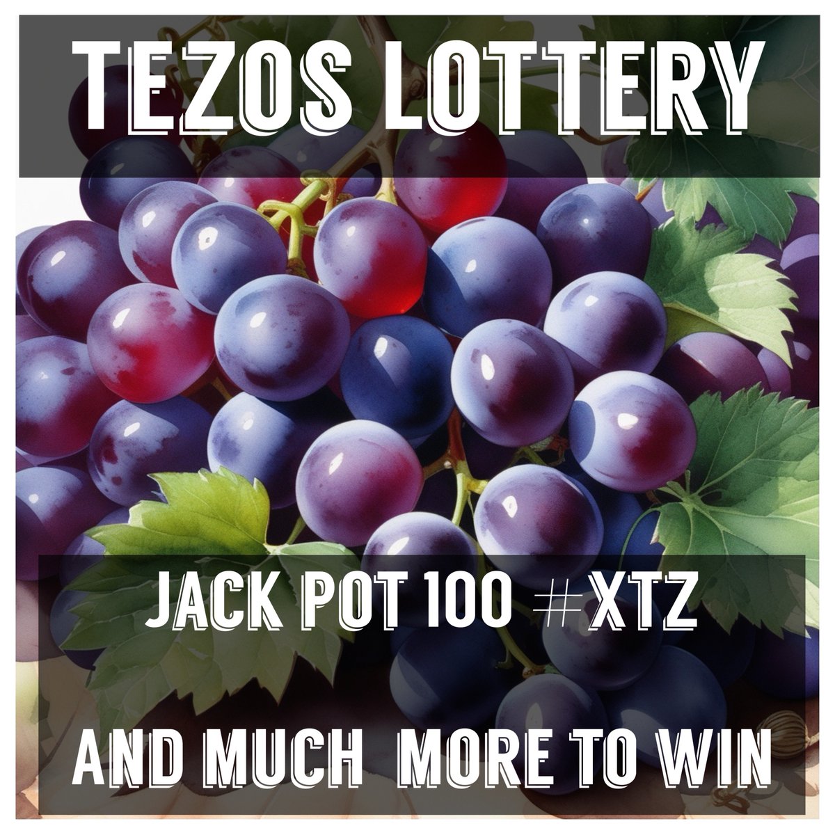 Lets Play and check our Luck! We start #Tezos Lottery 🥳 this is first round 💰100 #xtz JackPot as soon as amount collected 💰 ✨50% from sale - goes to holders ✨random picking 7Jan 15:00 MSK - stop sale 8 Jan - many winners 🧧get more to increase you chances read 👇