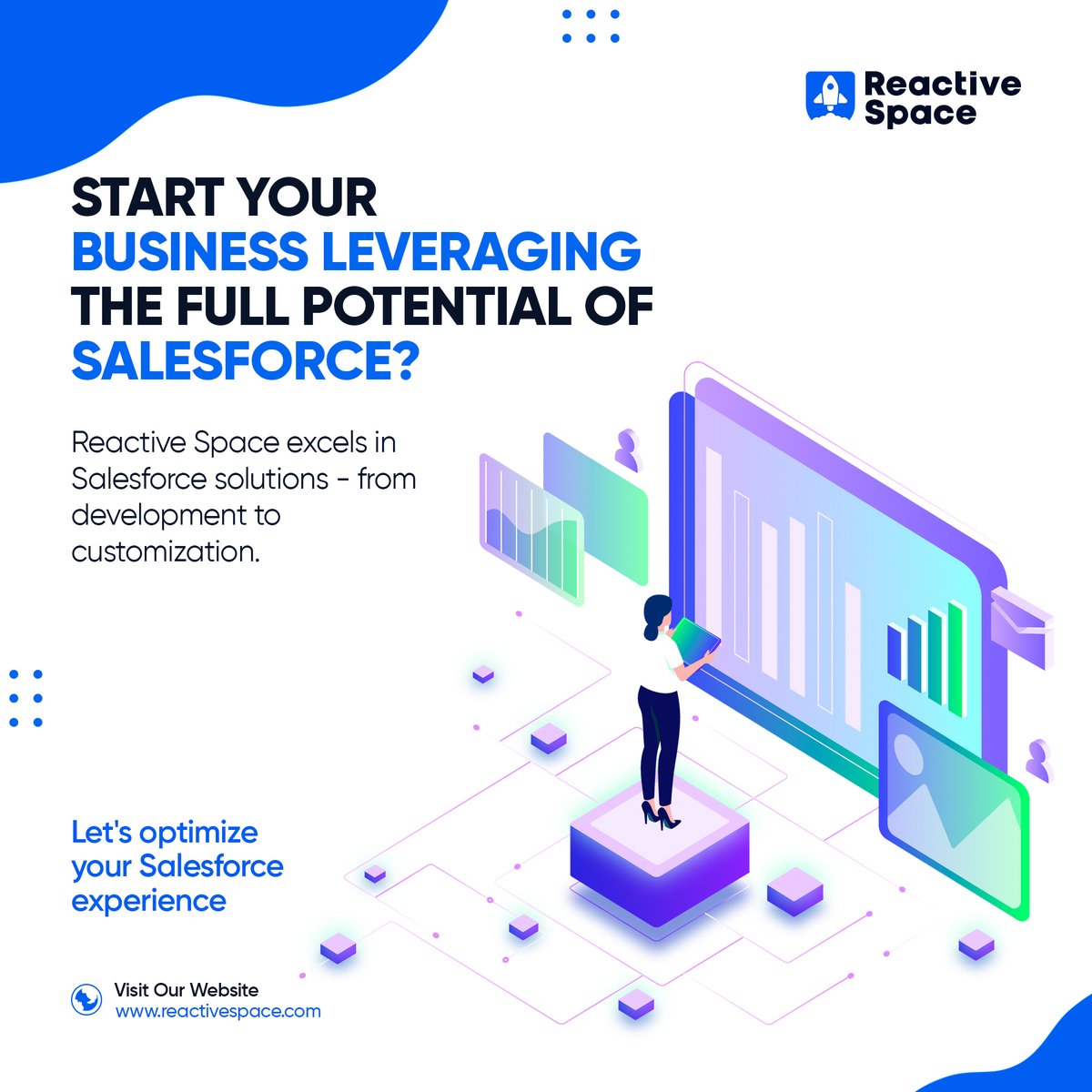 ReactiveSpaceIT's tweet image. From development to customization, Reactive Space is your one-stop shop for maximizing your Salesforce experience. Optimize workflows, boost efficiency, and watch your business soar. Get a free consultation today!
#Salesforce #SalesforceDevelopment #development #CRM #tech
