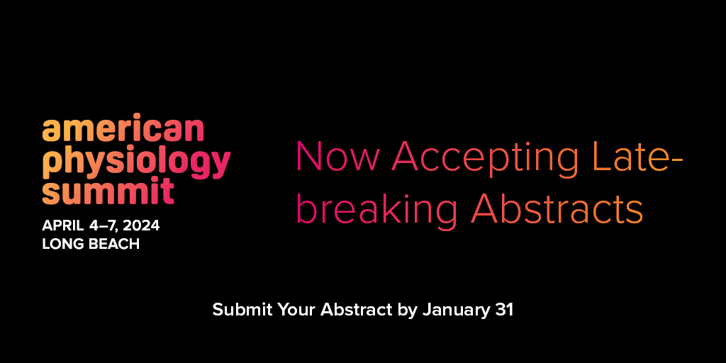 If you didn't have a chance to submit an abstract for #APS2024 before the deadline, you're in luck. We're now accepting late-breaking abstracts through 1/31. Learn more: ow.ly/OOWJ50QkLUp