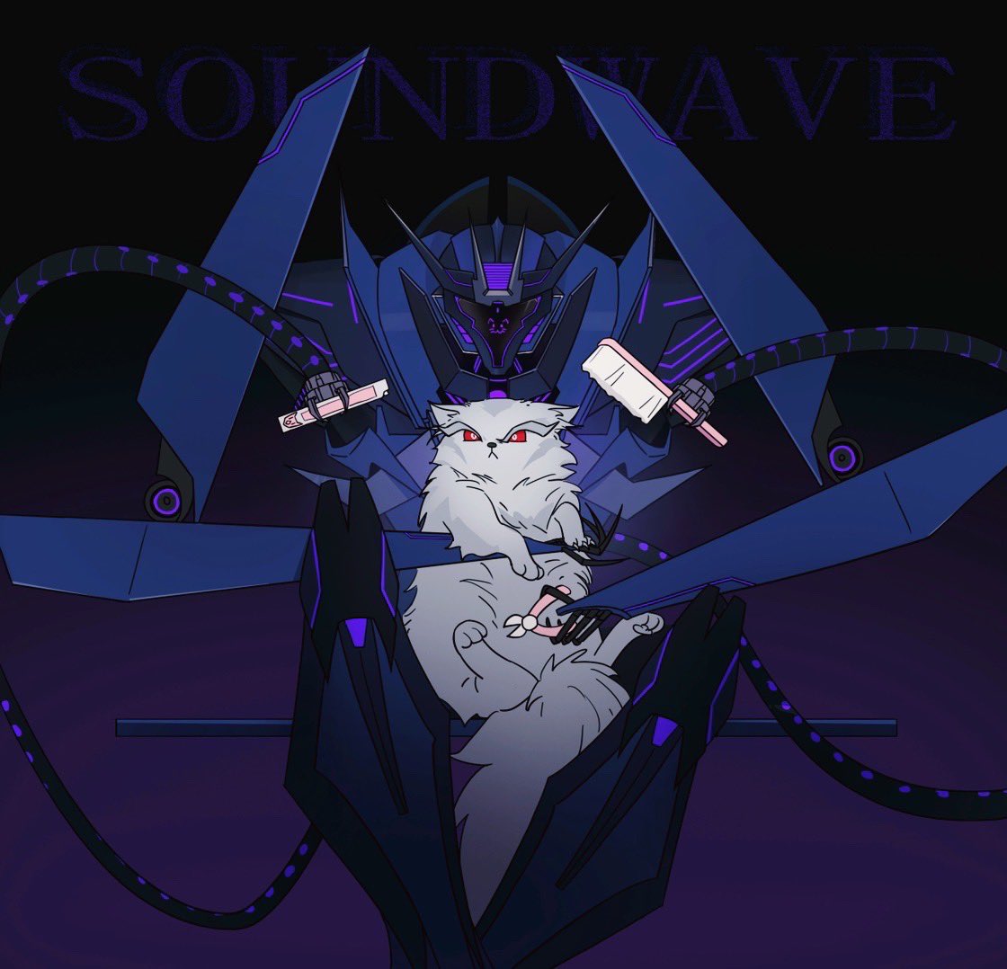 RikaNullptr's tweet photo. This is not a problem for soundwave 😼#Transforms #tfp #Soundwave https://t.co/vD0gDTaufv