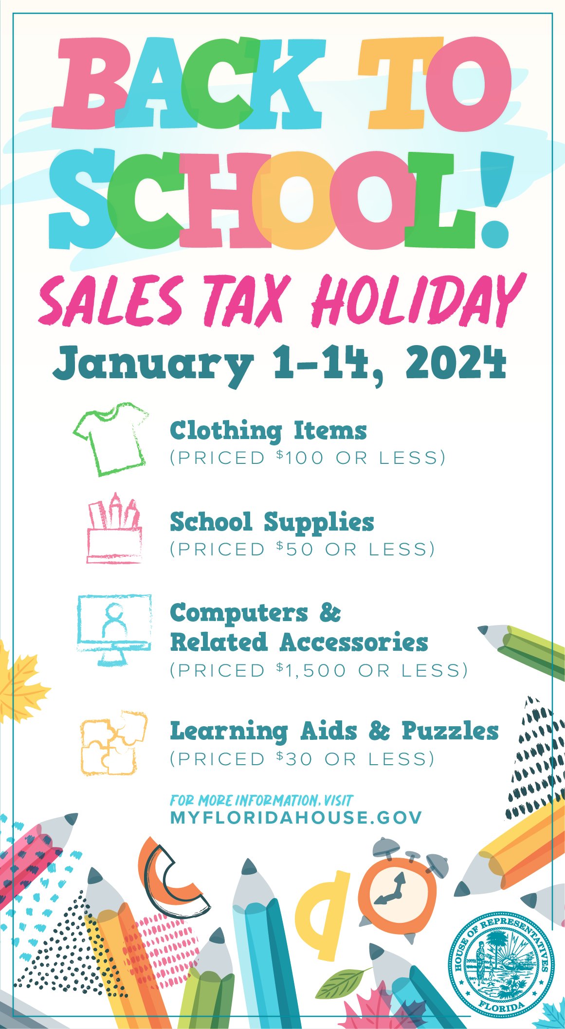 Florida's Back-to-School Sales Tax Holiday