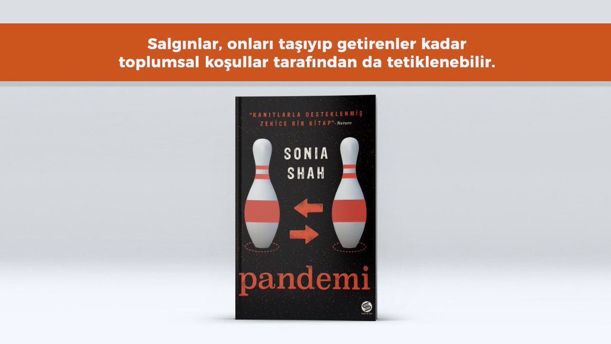 Pandemi: Koleradan Koronavirüslere Dünyayı Sarsan kitabı ile Sonia Shah, tarihin derinliklerine iniyor. 

'Pandemi' Sahi Kitap’ta.

#SahiKitap #Pandemi #SoniaShah