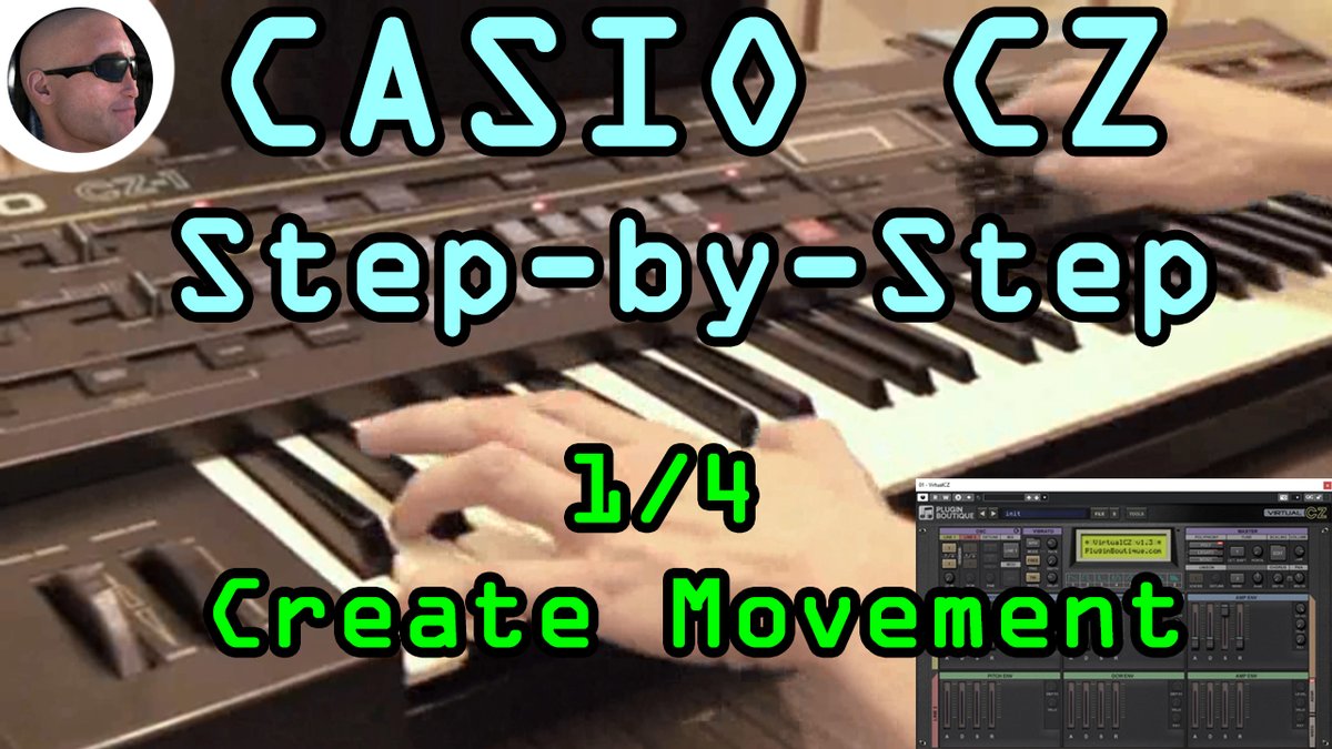 ScifiFunk's tweet image. Casio CZ Step-by-step PROGRAMMING. 1 of 4. “Creating movement”. (CZ-101 to CZ-1) youtu.be/4KU84DshVhc?si… via @YouTube #casiocz #vintagesynth #synthprogramming #scififunk