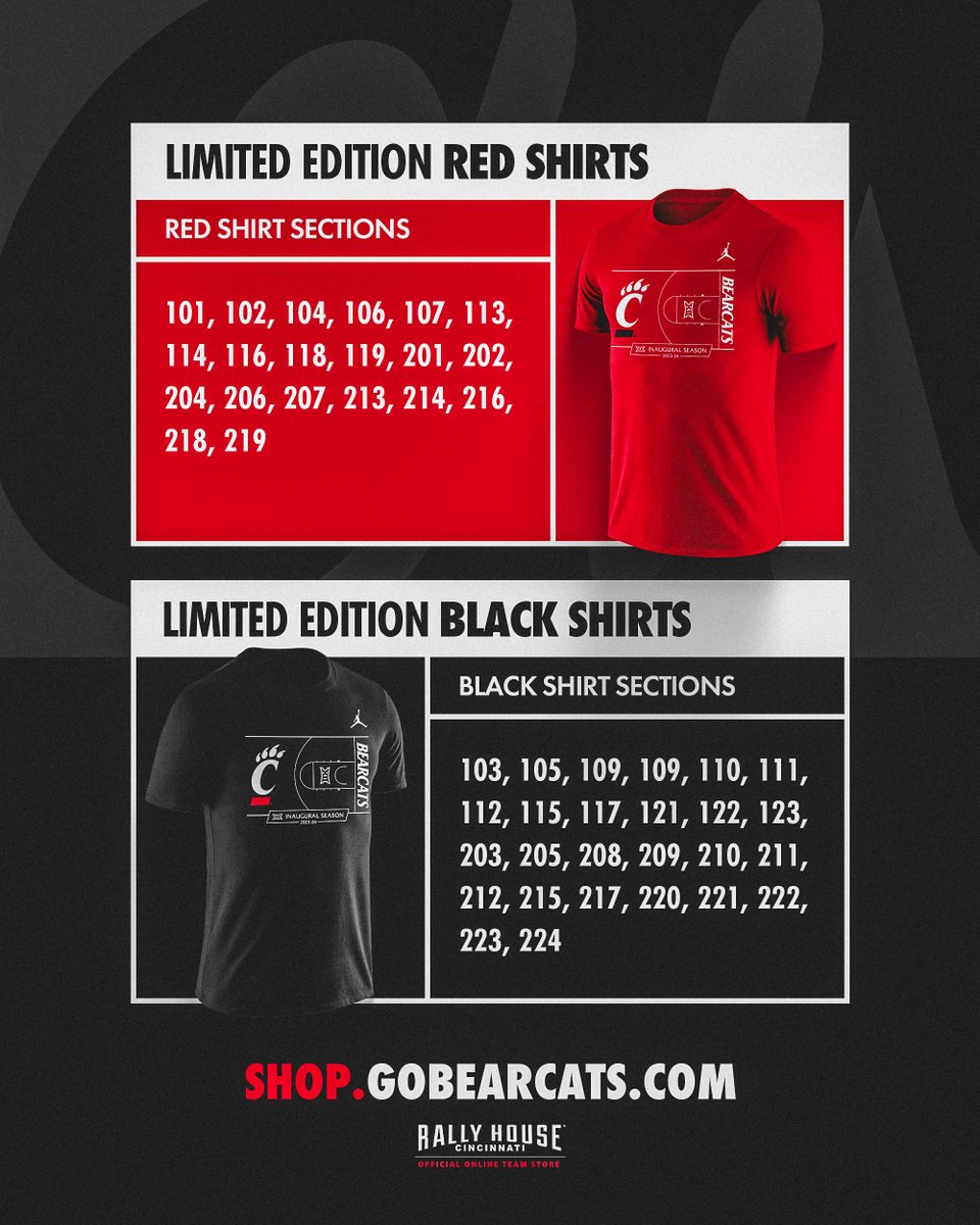 We're gonna STRIPE OUT Fifth Third Arena for @GoBearcatsMBB's