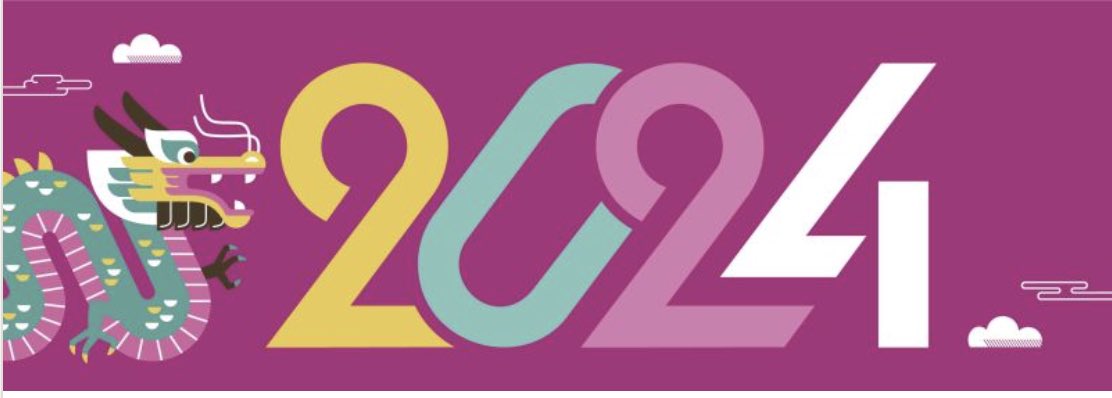 Com2Grenoble's tweet photo. #2024 sera l’année du Dragon. Active et positive, elle devrait s’orienter vers la vie sociale et le monde extérieur. Nous espérons qu’elle sera aussi placée sous le signe de la #communication ! @Com2Grenoble vous souhaite une année dynamique et créative et beaucoup de bonheur ! https://t.co/0qbXvi21KA