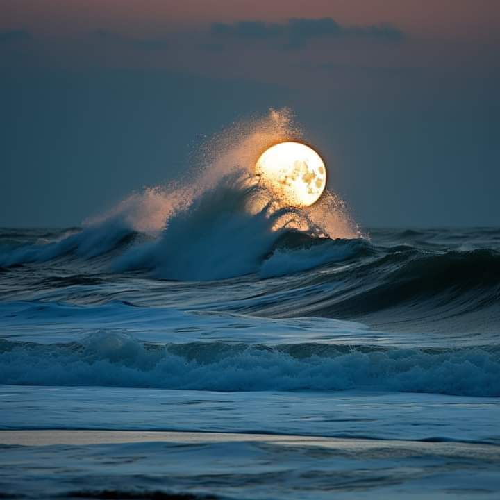 _hello_univers's tweet photo. Don't worry if you're making #waves just by being yourself. The #moon does it all the time." 
~ Scott Stabile https://t.co/Co3UdSKw78